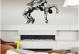 Wrestling Wall Mural Wall Vinyl Sticker Room Decal Wrestling Jiu Jitsu Greco R