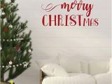 Xmas Wall Murals Christmas Wall Decal Merry Christmas Holiday Vinyl Stickers for