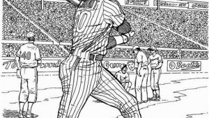 Yankees Baseball Coloring Pages Yankee Batter Baseball Coloring Page Purple Kitty