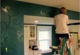 Young House Love Wall Mural Bud Kitchen Updates Accent Wall and Faux Painted