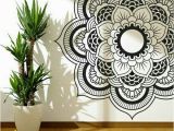 Zentangle Wall Mural Black White Mandala Wall Art Wall Decor Inspiration