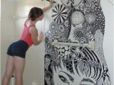 Zentangle Wall Mural Zentangle Art On Her Bathroom Walls Mi Casita Un Dia