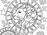 Zodiac Signs Coloring Pages Leo Zodiac Sign Coloring Page