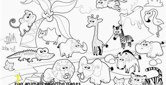 Zoo Animals Coloring Pages Zoo Animals Coloring Pages Coloring Pages Baby Zoo Animals Unique I